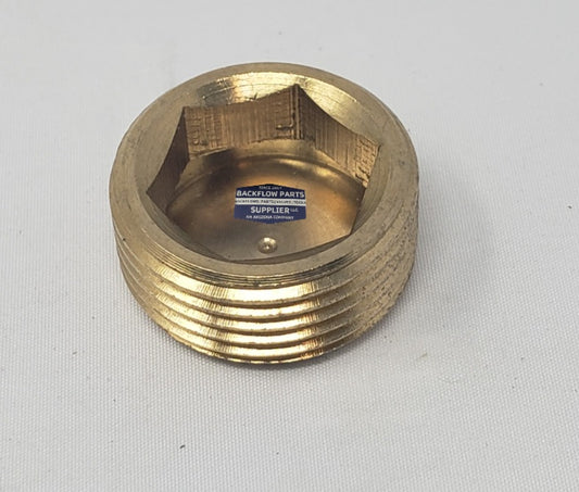 INTPLG075 - Internal Brass .75" NPT Male Hex Plug