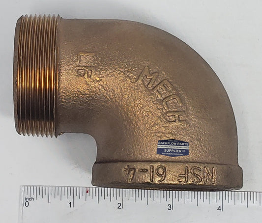 NLS9020 - 2 Brass No Lead ST 90