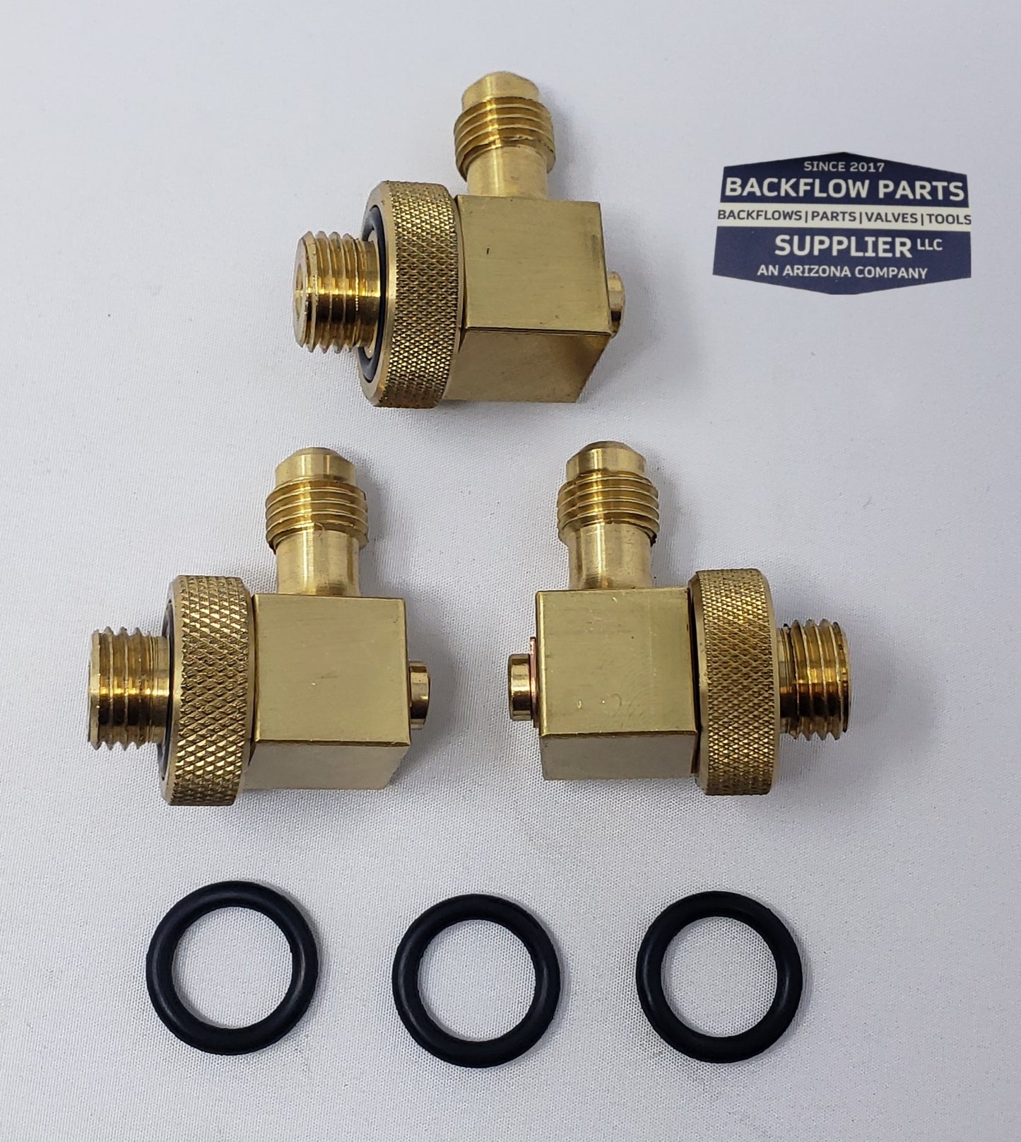 110705 Mid-West Instrument: 90° Swivel Quick Connect Test Cock Fittings