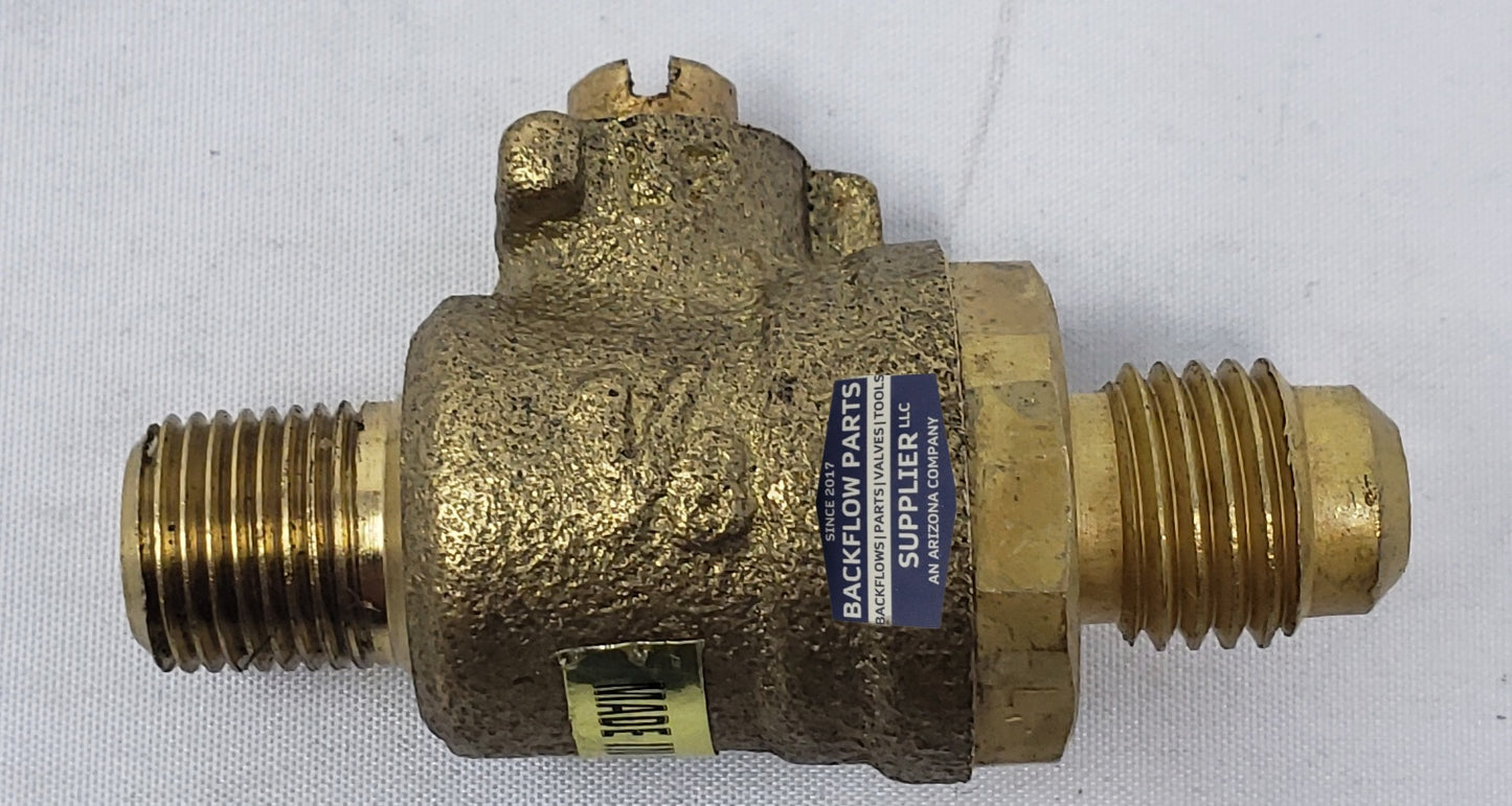 TC-1818M Lead Free Male X Male w/ Test Cock 1/8" X 1/8" MIPT